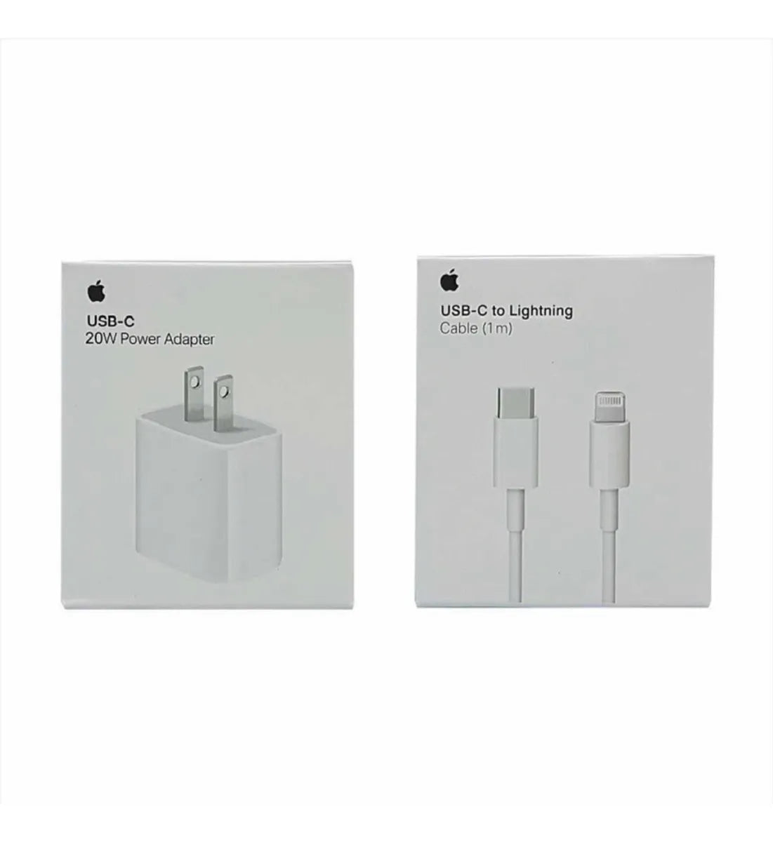 Cargador Carga Rápida 20w y cable tipo lightining iphone Original